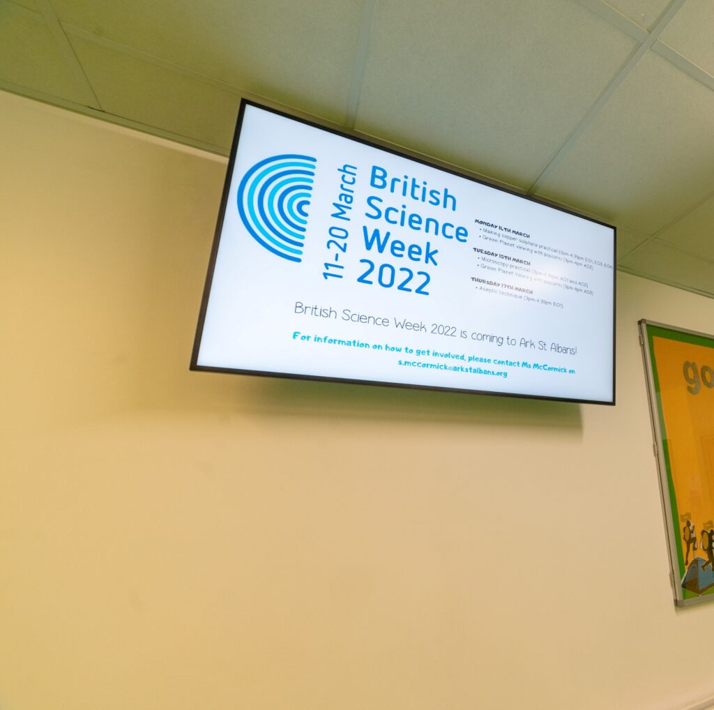 School digital signage